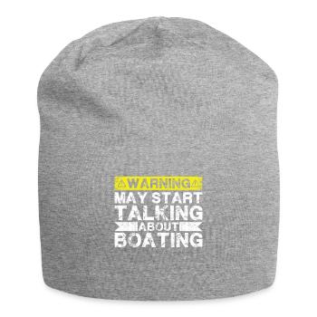 Commencez à parler de la navigation de plaisance - Bonnet en jersey - gris chiné - Devant