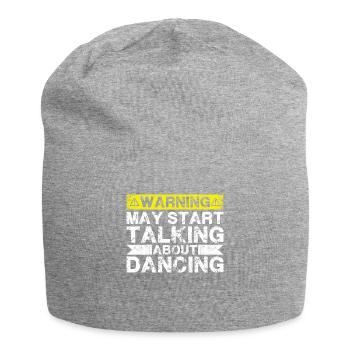 Commencez à parler de danse - Bonnet en jersey - gris chiné - Devant