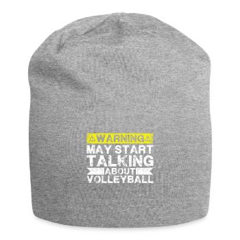 Parlez de volleyball - Bonnet en jersey - gris chiné - Devant