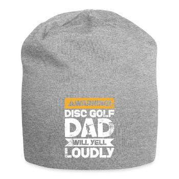 Avertissement Cris - Disc Golf Dad - Bonnet en jersey - gris chiné - Devant