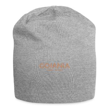 Brazil City coordinates - Goiania - Jersey Beanie - heather grey - Front