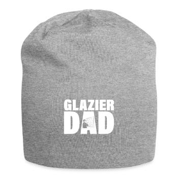 Job - Glazier Papa - Jersey Beanie - heather grey - Front
