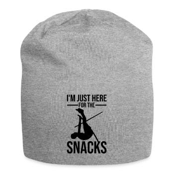Lustiger Stabhochsprung Stabhochsprung - Jersey-Beanie - Grau meliert - Vorne