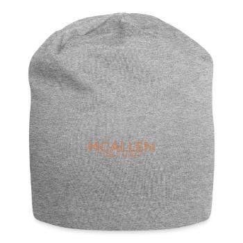 USA Stadt Koordinaten - McAllen - Jersey-Beanie - Grau meliert - Vorne