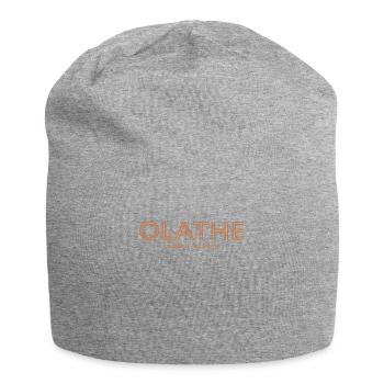 Coordonnées de la ville des États-Unis - Olathe - Bonnet en jersey - gris chiné - Devant