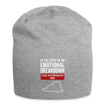 Émotionnel - Bureau du chien - Bonnet en jersey - gris chiné - Devant