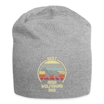 Meilleur père chien - Irish Wolfhound - Bonnet en jersey - gris chiné - Devant