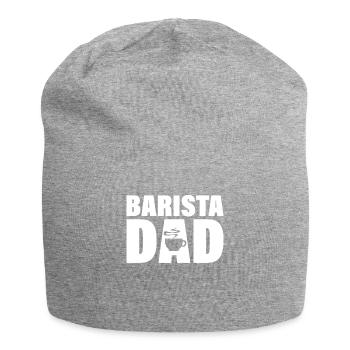 Job - Barista Dad - Jersey Beanie - heather grey - Front