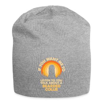 Parlez de dog bear collie - Bonnet en jersey - gris chiné - Devant