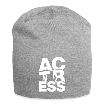 Acting Job Work - Actress - Jersey Beanie - heather grey - Front