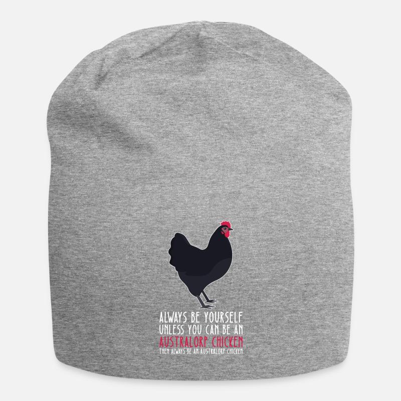 Sei Du Selbst - Australorp Chicken - Jersey-Beanie - Grau meliert