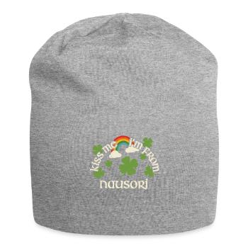 Embrasse-moi - Fête de la Saint-Patrick Nausori - Bonnet en jersey - gris chiné - Devant