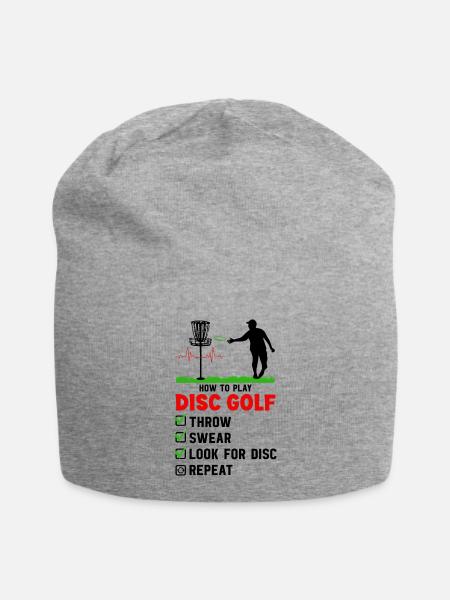 Freestyle Frisbee Disc Golf Frisbee Wettbewerb - Jersey-Beanie - Grau meliert