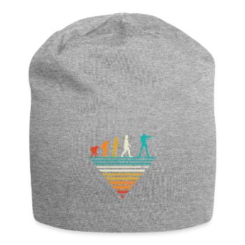 Human Evolution - Vintage Biathlon - Bonnet en jersey - gris chiné - Devant