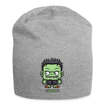 Petit zombie affamé - Bonnet en jersey - gris chiné - Devant