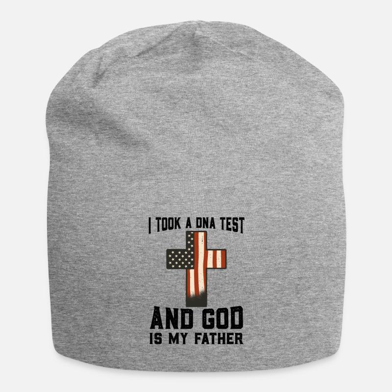 Dieu Christ Parole chrétienne - Bonnet en jersey - gris chiné