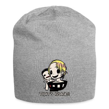 Irrer Wahnsinn Manga: Ein menschliches Ramen - Jersey-Beanie - Grau meliert - Vorne