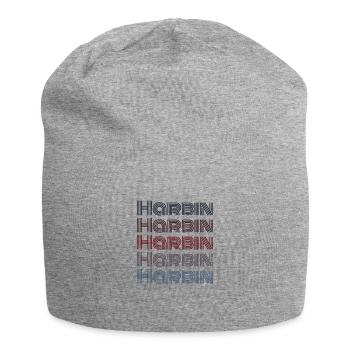 Vintage China City - Retro Harbin - Bonnet en jersey - gris chiné - Devant