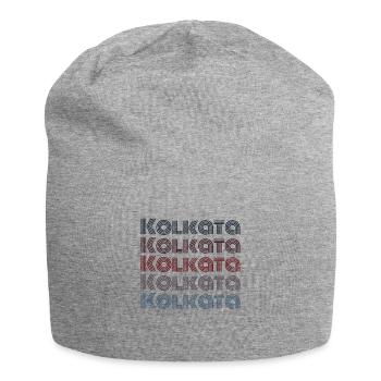 Vintage India City - Retro Kolkata - Jersey Beanie - heather grey - Front