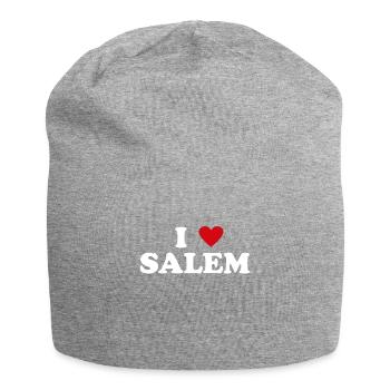 Heart USA City - I Love Salem - Jersey Beanie - heather grey - Front