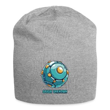 Rundes unbekanntes Objekt, Ursprung unbekannt - Jersey-Beanie - Grau meliert - Vorne