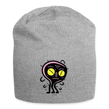 Cartoon Pop Creature: I Don't Like This, Get Rid of It - Jersey Beanie - heather grey - Front