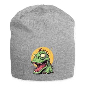 Unansehnlicher kleiner Drache - Jersey-Beanie - Grau meliert - Vorne