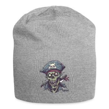 Der untote Zombie Pirat - Jersey-Beanie - Grau meliert - Vorne