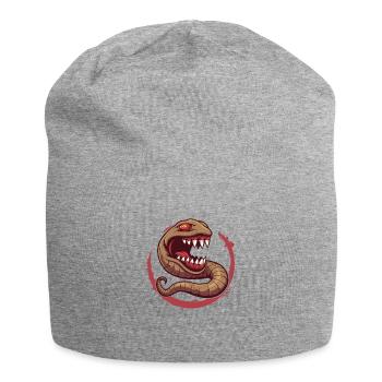 Parody Communist Worm Comrades of Horror - Jersey Beanie - heather grey - Front