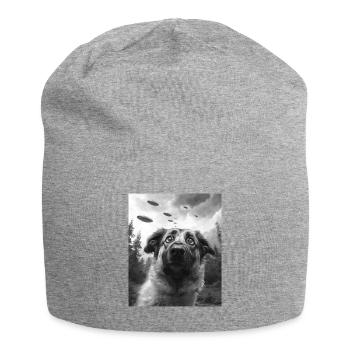 Chien - Berger d’Anatolie extraterrestre OVNI - Bonnet en jersey - gris chiné - Devant