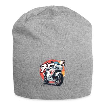 Super Japan Sport Renn Motorrad - Jersey-Beanie - Grau meliert - Vorne