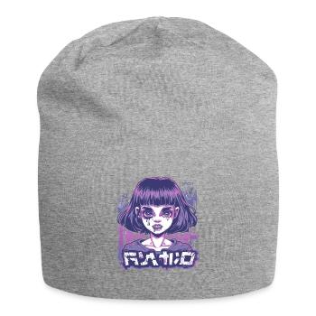 Manga, Anime, Fille, Fantômes japonais, Démons - Bonnet en jersey - gris chiné - Devant