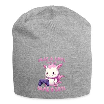 Niedliches Gamer T | Axolotl Gamer Outfit | Otaku - Jersey-Beanie - Grau meliert - Vorne