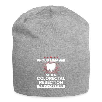 SensibilisSurvivors Club - Résection colorectale - Bonnet en jersey - gris chiné - Devant