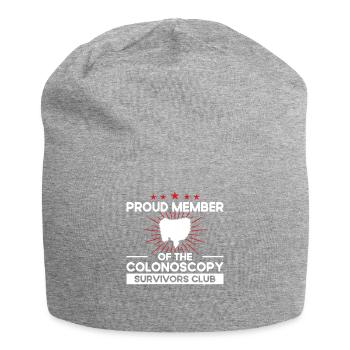 SensibilisSurvivor Club - Coloscopie - Bonnet en jersey - gris chiné - Devant