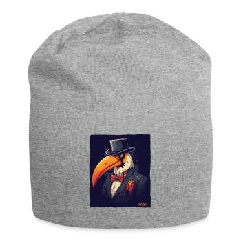 Le toucan d’un gentleman - Bonnet en jersey - gris chiné - Devant