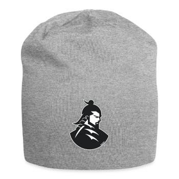 A samurai in the shadows - Jersey Beanie - heather grey - Front