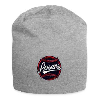 Team für Verlierer - Jersey-Beanie - Grau meliert - Vorne