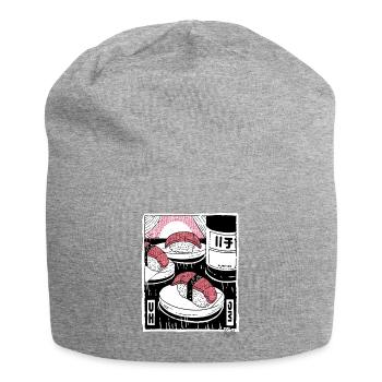 Japanisches Restaurant: Sushi-Rausch - Jersey-Beanie - Grau meliert - Vorne