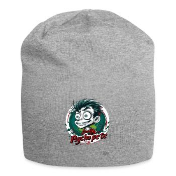Psycho Pete: Verrückter Spaß - Jersey-Beanie - Grau meliert - Vorne