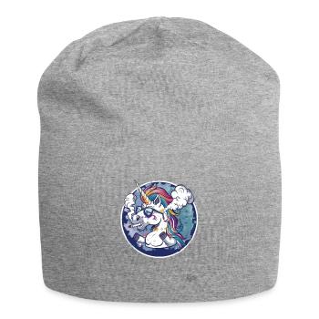 Fumer, drôle, pas cool, anti-héros, perdant, licorne - Bonnet en jersey - gris chiné - Devant