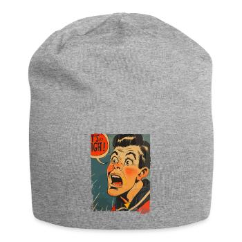 1950s Sailor Cartoon: This Is So Tight! - Jersey Beanie - heather grey - Front