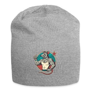 Fit Gym Rat Pouces vers le haut - Bonnet en jersey - gris chiné - Devant