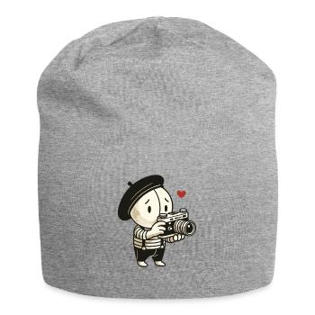 Le photographe timide de la pantomime - Bonnet en jersey - gris chiné - Devant