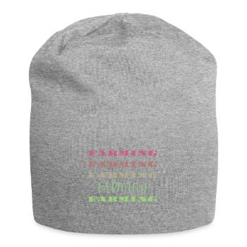 Landwirtschaft - Jersey-Beanie - Grau meliert - Vorne