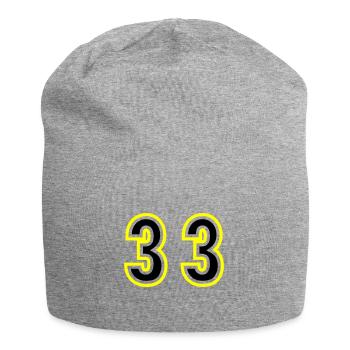 33 Number College - Jersey Beanie - heather grey - Front