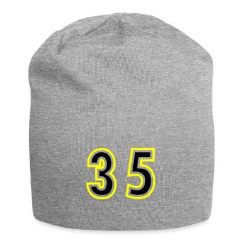 35 Number College - Jersey Beanie - heather grey - Front