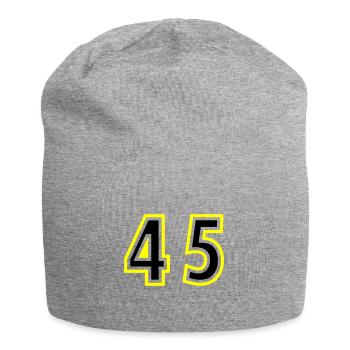 45 Number College - Jersey Beanie - heather grey - Front