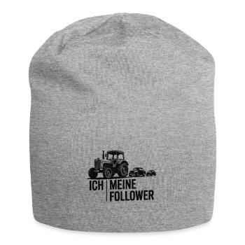 Me & My Followers – Traktor Edition - Jersey Beanie - heather grey - Front