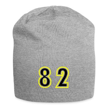 82 Zahl College - Jersey-Beanie - Grau meliert - Vorne